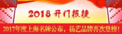 开门报捷！2017年度上海名牌公布，杨艺再次登榜