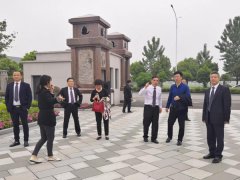 江苏盐城大丰福寿园领导来浙江杨艺调研