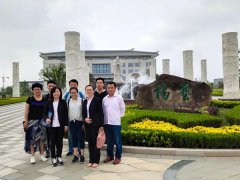 山东福寿园工程中心负责人丁兆芳等人考察杨艺